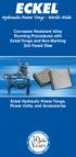 Corrosion Resistant Alloy Running Procedures with Eckel Tongs and Non-Marking Grit Faced Dies