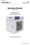 Operation Manual. VWR Vacuum Ovens. (Version 2.0.0) VWR Vacuum Oven , , , ,