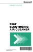 F58F ELECTRONIC AIR CLEANER