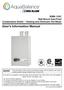 Aqua Balance. User s Information Manual. WMB-155C Wall Mount Gas-Fired Combination Boiler Heating and Domestic Hot Water