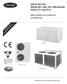 38XTZ ABZ 007, 008, 016, 020 and ALZ 011 and 014. Split system air-cooled air conditioners. Models 38XTZ 016 to 024 MASTER LINK I