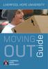 LIVERPOOL HOPE UNIVERSITY MOVING. Guide OUT
