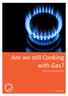 Are we still Cooking with Gas? Report for the Consumer Advocacy Panel