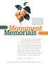 Monument Memorials. >> By Jerry Penry, LS