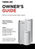 OWNER S GUIDE. Electric and Gas Storage Water Heaters. Safety Information Owner s Information Warranty. Models