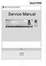 1 Summary and features. Service Manual. Model QSVMI-09A QSVMI-12A QSVMI-18A