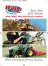 WHC Price Guide Ed :Layout 1 17/02/ :59 Page 1. Get the job done. with WHC Hire Services Limited. Hire Charges Price Guide