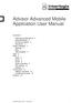 Advisor Advanced Mobile Application User Manual
