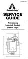 SERVICE GUIDE Armstrong Inverted Bucket Steam Traps