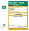 PGR. Groom. For Turf Growth Management KEEP OUT OF REACH OF CHILDREN CAUTION