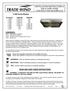 INSTALLATION INSTRUCTIONS & USE & CARE GUIDE Trade-Wind L7200 Series BBQ Liner