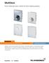Flush individual room control for floor heating systems