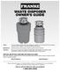 WASTE DISPOSER OWNER S GUIDE