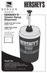 HERSHEY S Classic Syrup Dispenser