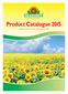 Product Catalogue Valid from October1, 2014 September 30, 2015