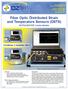 Fiber Optic Distributed Strain and Temperature Sensors (DSTS)