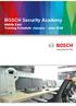1 Training Schedule Jan Jun BOSCH Security Academy Middle East Training Schedule- January June Bosch s