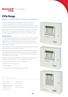 ZXSe Range. Fire Safety. Analogue addressable fire alarm control panel KEY FEATURES. Panel Features