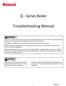 Q - Series Boiler. Troubleshooting Manual