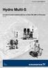 GRUNDFOS DATA BOOKLET. Hydro Multi-S. Grundfos booster systems with two or three CM, CMV or CR pumps. 50 Hz