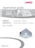 Application guide. ARMONIA ARMONIA EC 1,3-11 kw. Chilled water cassette Chilled water cassette - EC motor ARMONIA-AGU-1010-E