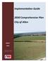 Implementation Guide Comprehensive Plan City of Allen