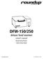 DFW-150/250 deluxe food warmer