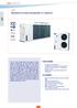 LZT LZT E.V.I. High efficiency air to water heat pumps with E.V.I. compressors OTHER VERSION ACCESSORIES