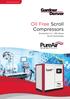 Oil Free Scroll Compressors