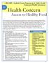 Health Concern. Access to Healthy Food Guilford County Department of Public Health Community Health Assessment
