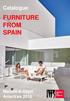Catalogue FURNITURE FROM SPAIN