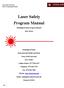 Laser Safety Program Manual