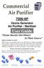 7000/AP. Ozone Generator Air Purifier / Sterilizer. User Guide