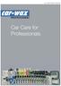 car-wax Products 2004/05 Car Care for Professionals