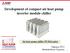 Development of compact air heat pump inverter module chiller Air heat pump chiller DT-R(4 units)