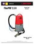 FiberPRO 2.5 H. Heated Spot Extractor. Operator and Parts Manual E