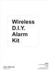 Wireless D.I.Y. Alarm Kit