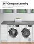178 24 Compact Laundry. 24 Compact Laundry. Flexible Installation. German Engineering. Bosch Performance.