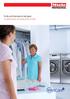 Purity and freshness to feel good. The genuine WetCare wet-cleaning system from Miele