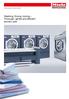 Product overview Laundry machines. Washing, Drying, Ironing Thorough, gentle and efficient laundry care