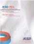 KSD PEX Tubing Product Specifications