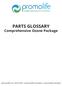 PARTS GLOSSARY Comprehensive Ozone Package