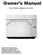 Owner s Manual HIGH SPEED COMBINATION OVEN