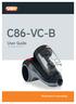 C86-VC-B. User Guide. Performance is everything. C87-T2 Series and C86-VC-B