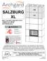 SALZBURG XL. MODEL: SALZBURG XL MASONRY HEATER Conforms To: UL Certified To: ULC S S/N: D and up