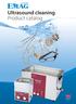 Ultrasound cleaning Product catalog