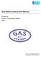 Gas Station Instruction Manual