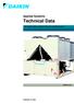 Applied Systems. Technical Data. Air cooled chiller, standard efficiency, standard sound EEDEN EWAD-D-SS