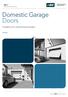 Domestic Garage Doors