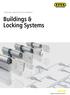 Overview and Decision Guidance. Buildings & Locking Systems